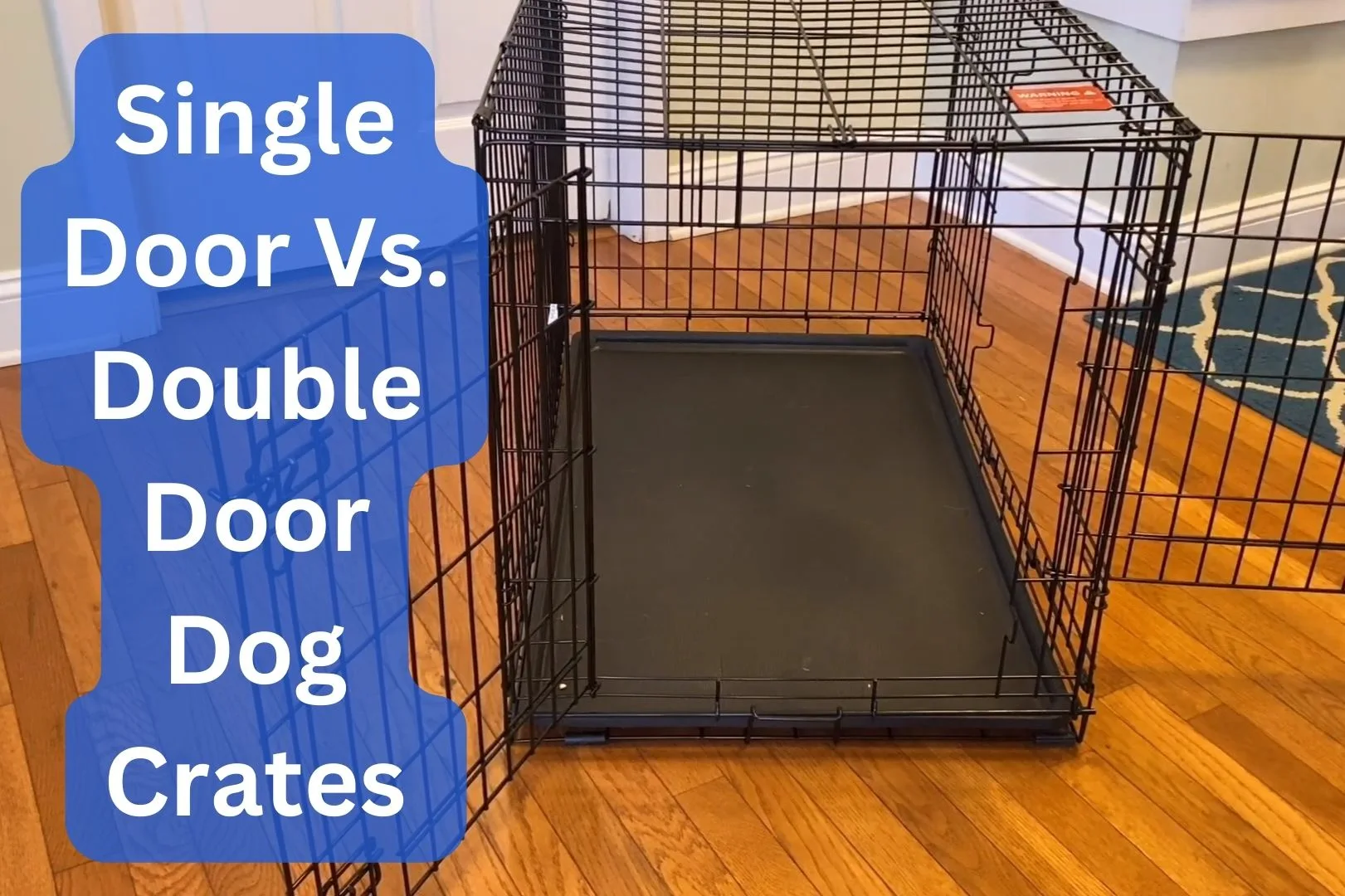single door vs double door dog crate