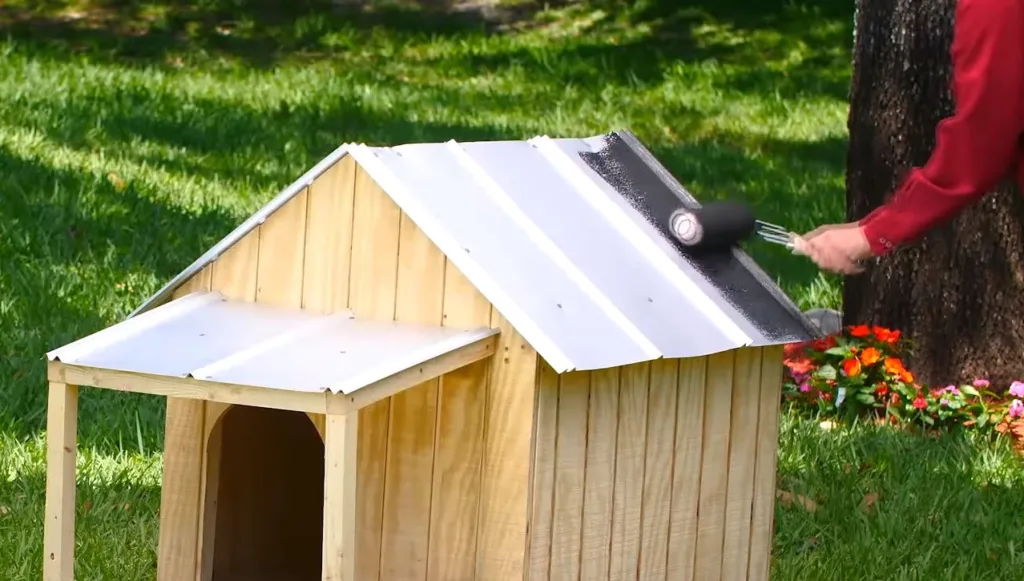 how to make a dog house waterproof